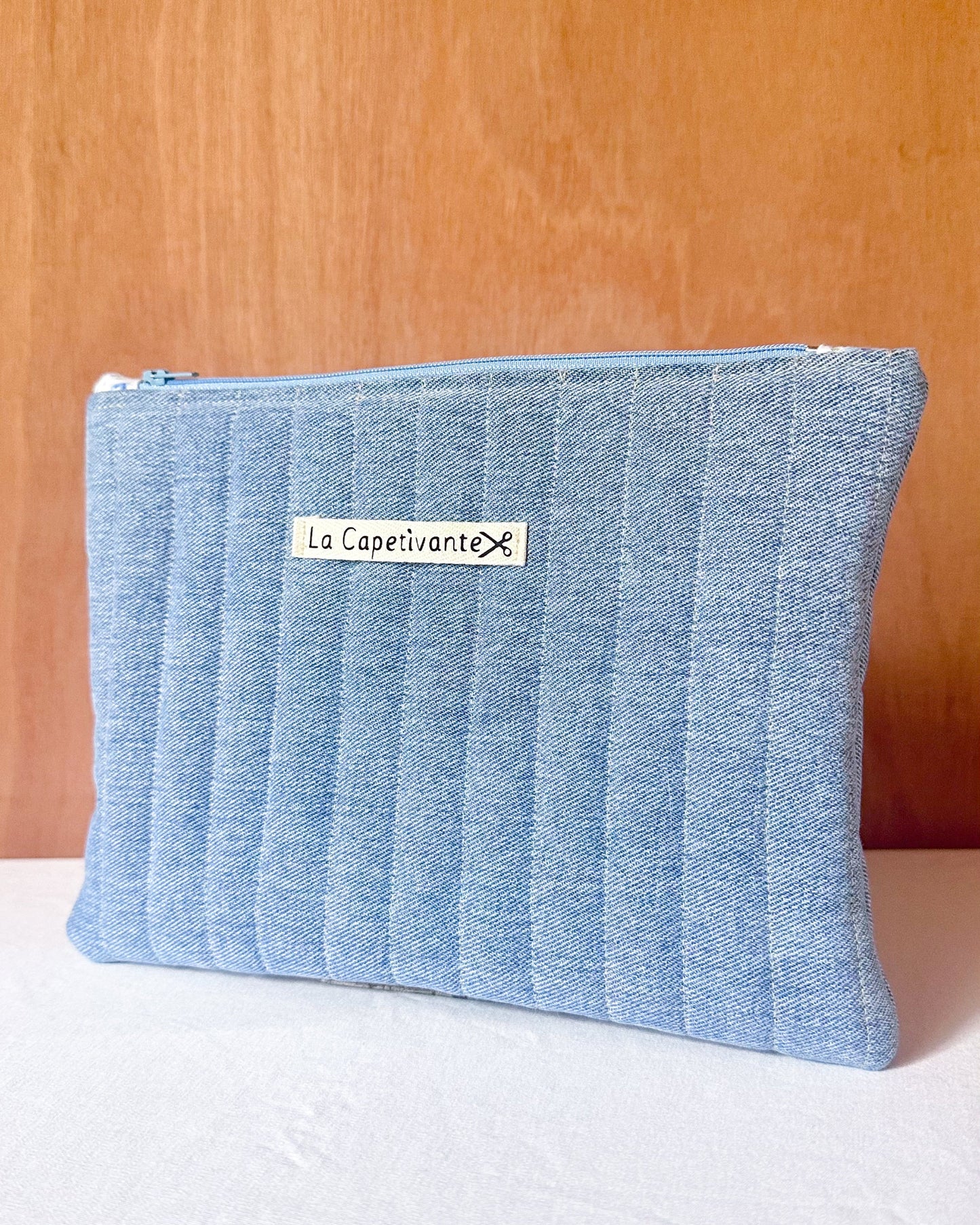 Trousse plate matelassée