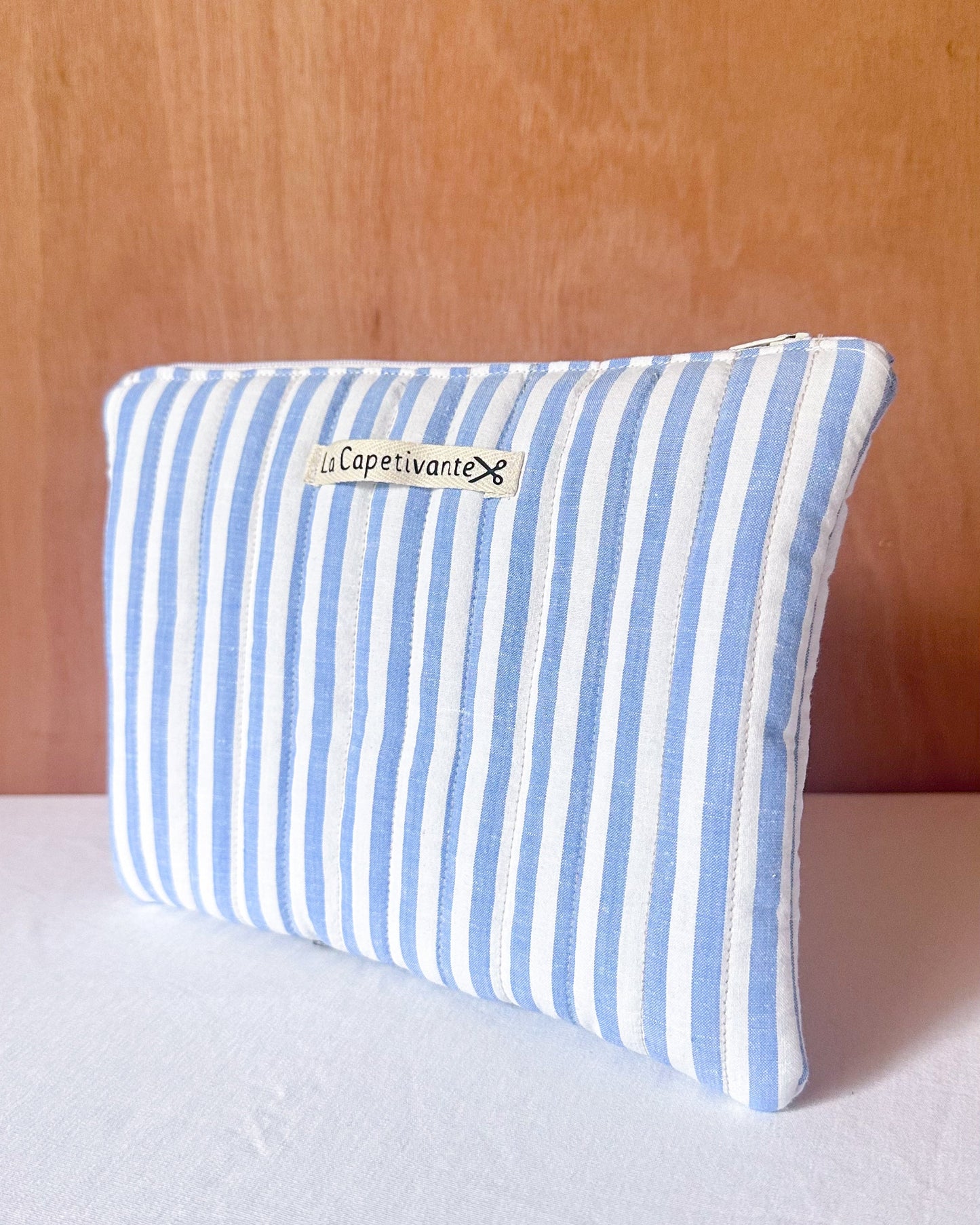 Trousse plate matelassée