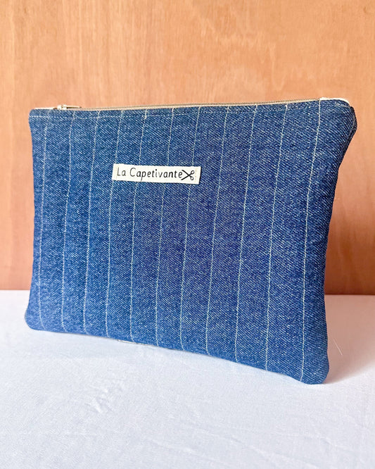 Trousse plate matelassée