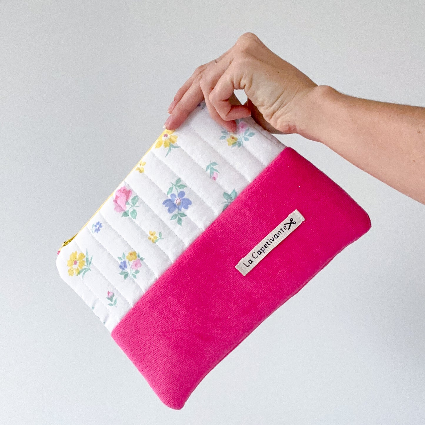 Trousse plate matelassée