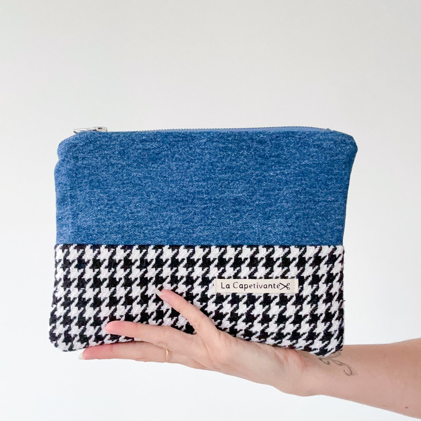 Trousse plate matelassée